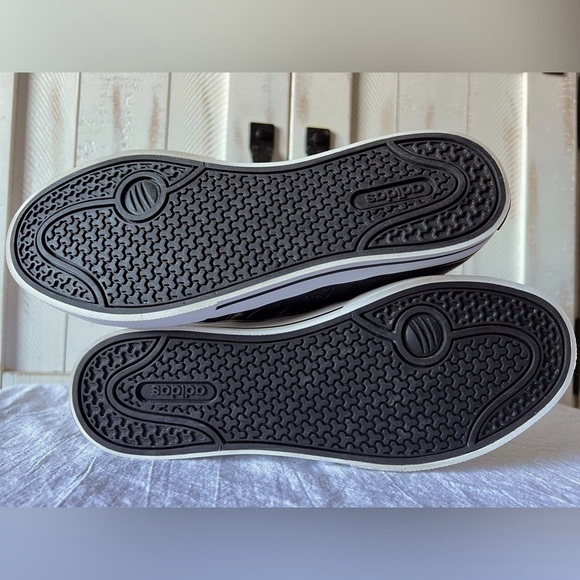 SALE Adidas Black Denim Sneakers NEO SE Daily Vulc - Picture 10 of 10